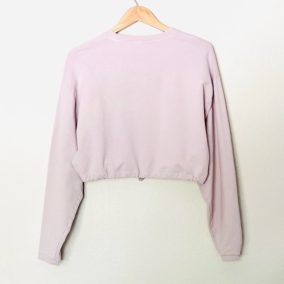 Aritzia The Group By Babaton Region Sweatshirt Cinchable Crew Neck Crop S $88 - Picture 12 of 12